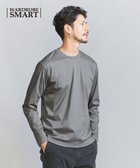 【ビューティ&ユース ユナイテッドアローズ/BEAUTY&YOUTH / UNITED ARROWS / MEN】の【WEB限定 WARDROBE SMART】NORITAKE クルーネック スマートフィット カットソー 人気、トレンドファッション・服の通販 founy(ファニー) ファッション Fashion メンズファッション Fashion for Men トップス・カットソー Cut & Sew Tops カットソー Cut and Sewn Top シンプル Simple, Minimal ジャケット Jacket, Outerwear スマート Smart, Elegant スリム Slim, Slim Fit スーツ Suit, Formalwear ファブリック Fabric, Textile フィット Fit, Slim Fit ラウンド Round, Round Neck おすすめ Recommended / Our Picks 日本製 Made In Japan thumbnail MD.GRAY|ID: prp329100004962735 ipo3291000000037230432