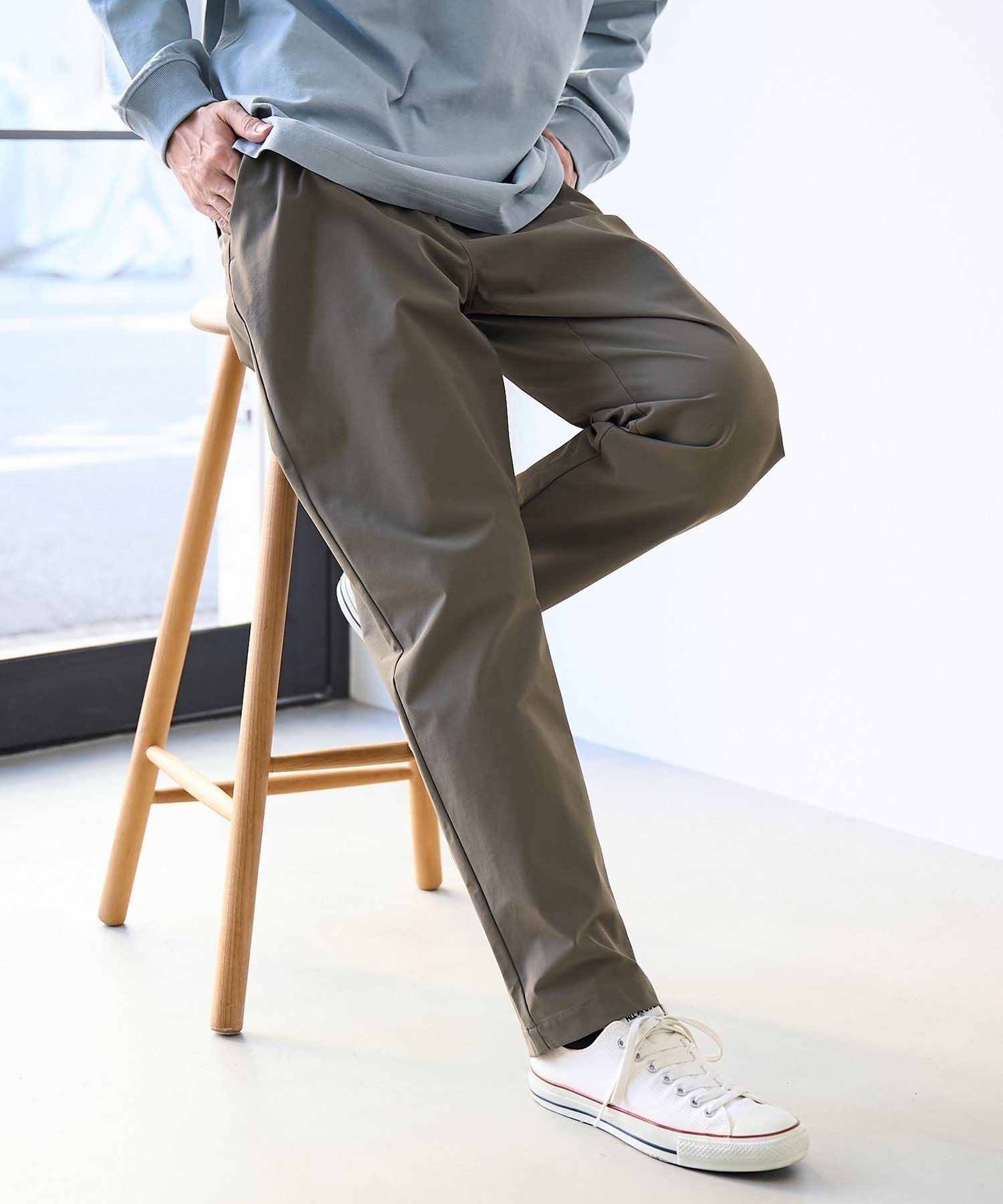 【コーエン メン/COEN / MEN】のストレッチテックナイロンレギュラーパンツ【ストレッチ,撥水,耐摩耗性,UVカット】 インテリア・キッズ・メンズ・レディースファッション・服の通販 founy(ファニー) 　ファッション　Fashion　メンズファッション　Fashion for Men　ボトムス　Bottoms　シンプル　Simple, Minimal　ストレッチ　Stretch, Stretchy Fabric　ポケット　Pocket, Pocket Detail　リラックス　Relax, Relaxed Fit　レギュラー　Regular, Standard Fit　エレガント 上品　Elegant　ビジネス 仕事 通勤　Business / Work / Commuting　OLIVE|ID: prp329100004962741 ipo3291000000037230468