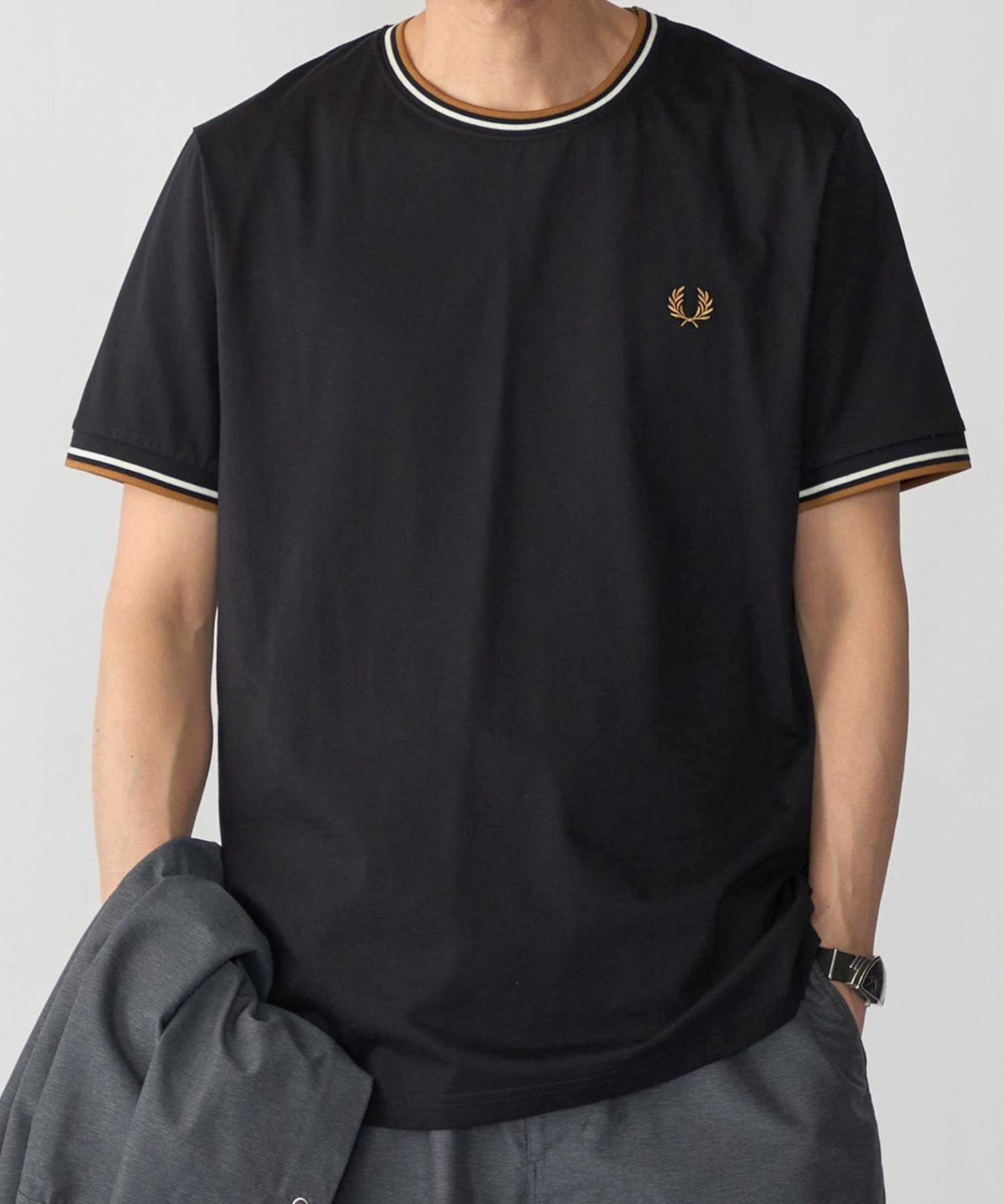 【シップス/SHIPS / MEN】のFRED PERRY M1588V_TWIN TIPPED インテリア・キッズ・メンズ・レディースファッション・服の通販 founy(ファニー) 　ファッション　Fashion　メンズファッション　Fashion for Men　フィット　Fit, Slim Fit　ベスト　Vest, Waistcoat　ポロシャツ　Polo Shirt, Collared Tee　レギュラー　Regular, Standard Fit　ロンドン　London Style, British Inspired　ブラック|ID: prp329100004962763 ipo3291000000037230573