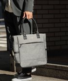 【ビームス ハート/BEAMS HEART / MEN】の【定番/ノートPC収納/大容量/ストラップ付き】ポリエステル 杢素材 2WAY トートバッグ 人気、トレンドファッション・服の通販 founy(ファニー) ファッション Fashion メンズファッション Fashion for Men バッグ Bags トートバッグ / 通勤・大容量バッグ Tote Bags ビジネス 仕事 通勤 Business / Work / Commuting ラップ Wrap, Wrap Design 定番 Standard, Basic Item thumbnail GREY|ID: prp329100004962765 ipo3291000000037230583