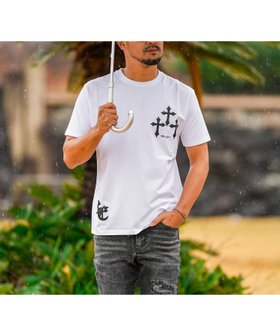 【アダムスジャグラー/adamsJUGGLER / MEN】のRTEG Cross Patch TEE 人気、トレンドファッション・服の通販 founy(ファニー) ファッション Fashion メンズファッション Fashion for Men スウェット / スエット Sweatshirt, Sweatwear デニム Denim, Jeans Material バランス Balance, Style Balance |ID:prp329100004962779