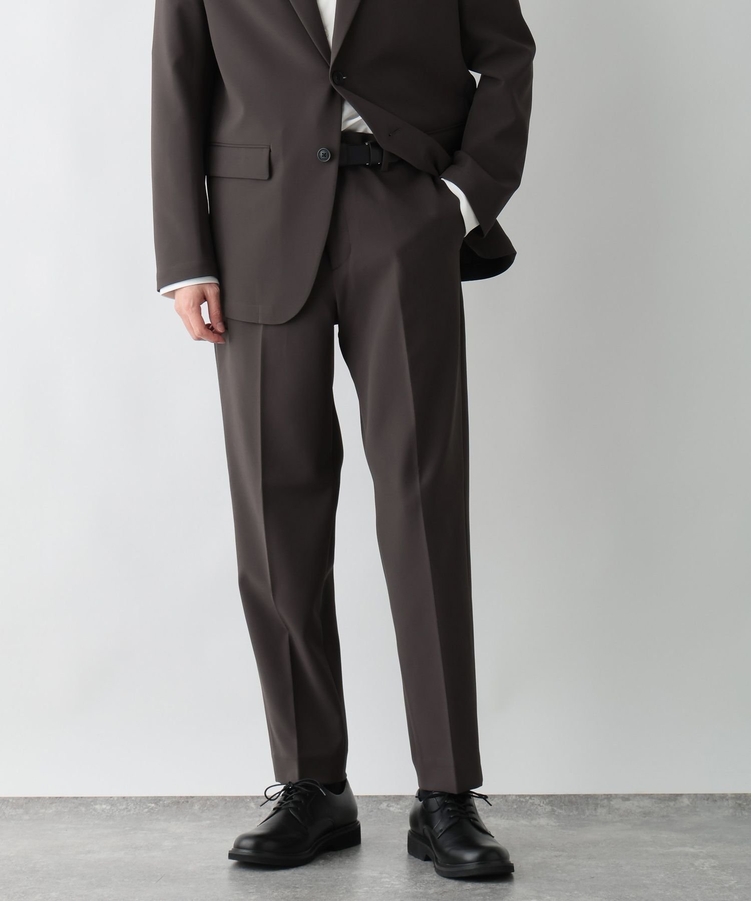 【グローバルワーク/GLOBAL WORK / MEN】のアーバンスラックス/Wクロス/612407 インテリア・キッズ・メンズ・レディースファッション・服の通販 founy(ファニー) 　ファッション　Fashion　メンズファッション　Fashion for Men　おすすめ　Recommended / Our Picks　ストレッチ　Stretch, Stretchy Fabric　スラックス　Slacks, Dress Pants　スリム　Slim, Slim Fit　セットアップ　Set-Up, Coordinated Outfit　ドローコード　Drawcord, Drawstring Cord　チャコール18|ID: prp329100004962785 ipo3291000000037230668