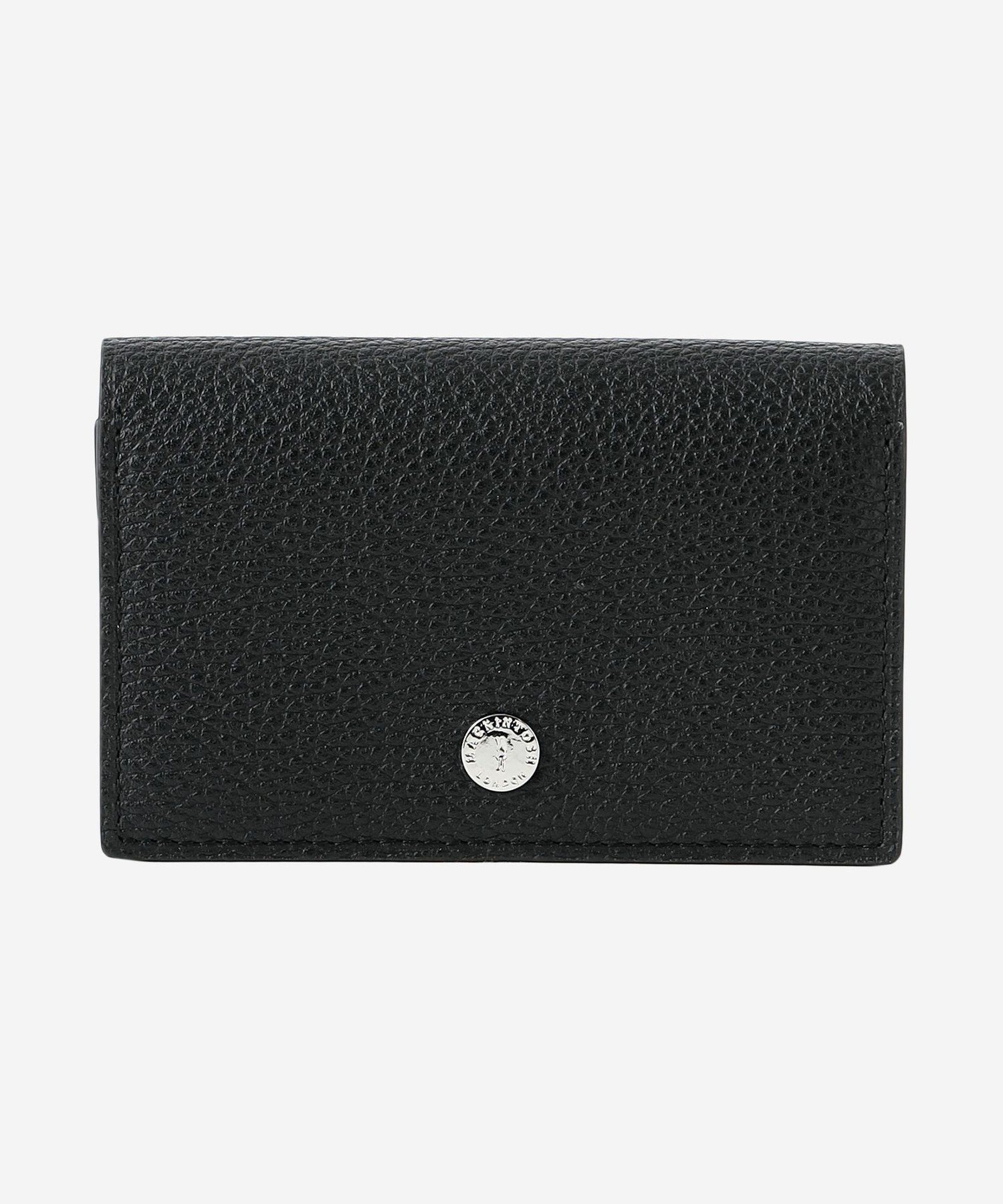 【マッキントッシュ ロンドン/MACKINTOSH LONDON / MEN】のシュリンクレザー名刺入れ インテリア・キッズ・メンズ・レディースファッション・服の通販 founy(ファニー) 　ファッション　Fashion　メンズファッション　Fashion for Men　オレンジ　Orange　シンプル　Simple, Minimal　フロント　Front, Front Design　プレート　Plate, Dish　ベーシック　Basic, Essential　ポケット　Pocket, Pocket Detail　ワンポイント　One Point, Statement Accent　ブラック|ID: prp329100004962787 ipo3291000000037230675