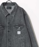 【ラザル/LAZAR / MEN】のマークゴンザレス 別注 オーバーサイズ デニムジャケット Gジャン ブルゾン レディース メンズ ユニセックス 人気、トレンドファッション・服の通販 founy(ファニー) ファッション Fashion メンズファッション Fashion for Men カーゴパンツ Cargo Pants, Utility Pants カーディガン Cardigan, Knitwear キャップ Cap, Baseball Cap キャラクター Character, Licensed Characters キルティング Quilted, Quilting ショート Short, Short Length ジャケット Jacket, Outerwear ストライプ Stripe, Striped Pattern スニーカー Sneakers, Trainers スポーツ Sports, Activewear スラックス Slacks, Dress Pants セットアップ Set-Up, Coordinated Outfit センター Center, Center Line セーター Sweater, Knitwear ダウン Down, Puffer デニム Denim, Jeans Material トレンド Trend, Trending Now 定番 Standard, Basic Item 人気 Popular, Best Seller パーカー Hoodie, Parka ビッグ Big, Oversized フレア Flare, Flared フロント Front, Front Design ブルゾン Blouson, Bomber Jacket ベスト Vest, Waistcoat ベーシック Basic, Essential 別注 Limited Edition, Custom Order ミリタリー Military, Army Style thumbnail ブラック|ID: prp329100004962791 ipo3291000000037230696