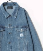 【ラザル/LAZAR / MEN】のマークゴンザレス 別注 オーバーサイズ デニムジャケット Gジャン ブルゾン レディース メンズ ユニセックス 人気、トレンドファッション・服の通販 founy(ファニー) ファッション Fashion メンズファッション Fashion for Men カーゴパンツ Cargo Pants, Utility Pants カーディガン Cardigan, Knitwear キャップ Cap, Baseball Cap キャラクター Character, Licensed Characters キルティング Quilted, Quilting ショート Short, Short Length ジャケット Jacket, Outerwear ストライプ Stripe, Striped Pattern スニーカー Sneakers, Trainers スポーツ Sports, Activewear スラックス Slacks, Dress Pants セットアップ Set-Up, Coordinated Outfit センター Center, Center Line セーター Sweater, Knitwear ダウン Down, Puffer デニム Denim, Jeans Material トレンド Trend, Trending Now 定番 Standard, Basic Item 人気 Popular, Best Seller パーカー Hoodie, Parka ビッグ Big, Oversized フレア Flare, Flared フロント Front, Front Design ブルゾン Blouson, Bomber Jacket ベスト Vest, Waistcoat ベーシック Basic, Essential 別注 Limited Edition, Custom Order ミリタリー Military, Army Style thumbnail ブルー|ID: prp329100004962791 ipo3291000000037230697