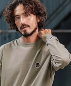【カンビオ/CAMBIO / MEN】のmlt5394-Logo Patch American Cotton Long Sleeve Tee ロングスリーブカットソー 人気、トレンドファッション・服の通販 founy(ファニー) ファッション Fashion メンズファッション Fashion for Men トップス・カットソー Cut & Sew Tops thumbnail dull sand|ID: prp329100004962797 ipo3291000000037230721