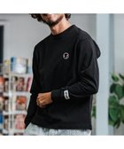 【カンビオ/CAMBIO / MEN】のmlt5394-Logo Patch American Cotton Long Sleeve Tee ロングスリーブカットソー 人気、トレンドファッション・服の通販 founy(ファニー) ファッション Fashion メンズファッション Fashion for Men トップス・カットソー Cut & Sew Tops thumbnail black|ID: prp329100004962797 ipo3291000000037230722
