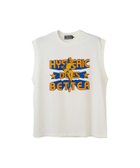 【ヒステリックグラマー/HYSTERIC GLAMOUR / MEN】のHYSTERIC DOES BETTER ノースリーブTシャツ 人気、トレンドファッション・服の通販 founy(ファニー) ファッション Fashion メンズファッション Fashion for Men インナー Innerwear グラフィック Graphic, Graphic Design ノースリーブ Sleeveless, No-Sleeve thumbnail 白|ID: prp329100004962803 ipo3291000000037230742