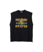 【ヒステリックグラマー/HYSTERIC GLAMOUR / MEN】のHYSTERIC DOES BETTER ノースリーブTシャツ 人気、トレンドファッション・服の通販 founy(ファニー) ファッション Fashion メンズファッション Fashion for Men インナー Innerwear グラフィック Graphic, Graphic Design ノースリーブ Sleeveless, No-Sleeve thumbnail ブラック|ID: prp329100004962803 ipo3291000000037230743