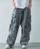 【ジャックローズ/JACKROSE / MEN】のGA DENIM PARACHUTE CARGO PANTS(MENS) 人気、トレンドファッション・服の通販 founy(ファニー) ファッション Fashion メンズファッション Fashion for Men ボトムス Bottoms シャーリング Shirring, Ruched シンプル Simple, Minimal スタイリッシュ Stylish, Fashionable チェック Check, Plaid, Tartan フィット Fit, Slim Fit ポケット Pocket, Pocket Detail 再入荷 Restock / Back in Stock thumbnail ライトグレー|ID: prp329100004962812 ipo3291000000037230773