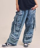 【ジャックローズ/JACKROSE / MEN】のGA DENIM PARACHUTE CARGO PANTS(MENS) 人気、トレンドファッション・服の通販 founy(ファニー) ファッション Fashion メンズファッション Fashion for Men ボトムス Bottoms シャーリング Shirring, Ruched シンプル Simple, Minimal スタイリッシュ Stylish, Fashionable チェック Check, Plaid, Tartan フィット Fit, Slim Fit ポケット Pocket, Pocket Detail 再入荷 Restock / Back in Stock thumbnail ストーンウォッシュ|ID: prp329100004962812 ipo3291000000037230777