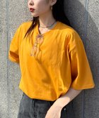 【チャオパニックティピー/CIAOPANIC TYPY】の【ユニセックス】汗染み防止抗菌防臭 半袖TEE マスタード|ID: prp329100004962815 ipo3291000000037230789