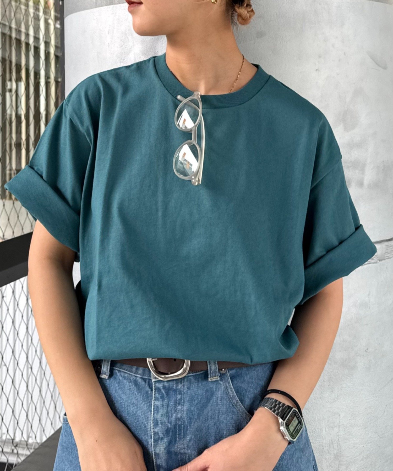 【チャオパニックティピー/CIAOPANIC TYPY】の【ユニセックス】汗染み防止抗菌防臭 半袖TEE インテリア・キッズ・メンズ・レディースファッション・服の通販 founy(ファニー) 　ファッション　Fashion　レディースファッション　Fashion for Women　トップス・カットソー　Cut & Sew Tops　インナー　Innerwear　抗菌　Antibacterial, Bacteria-Resistant　シンプル　Simple, Minimal　ジャケット　Jacket, Outerwear　スラックス　Slacks, Dress Pants　デニム　Denim, Jeans Material　トレンド　Trend, Trending Now　半袖　Short Sleeve, Half Sleeve　プチプライス・低価格　Affordable / Budget Price　おすすめ　Recommended / Our Picks　グリーンその他2|ID: prp329100004962815 ipo3291000000037230790