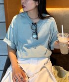 【チャオパニックティピー/CIAOPANIC TYPY】の【ユニセックス】汗染み防止抗菌防臭 半袖TEE サックスブルー|ID: prp329100004962815 ipo3291000000037230791