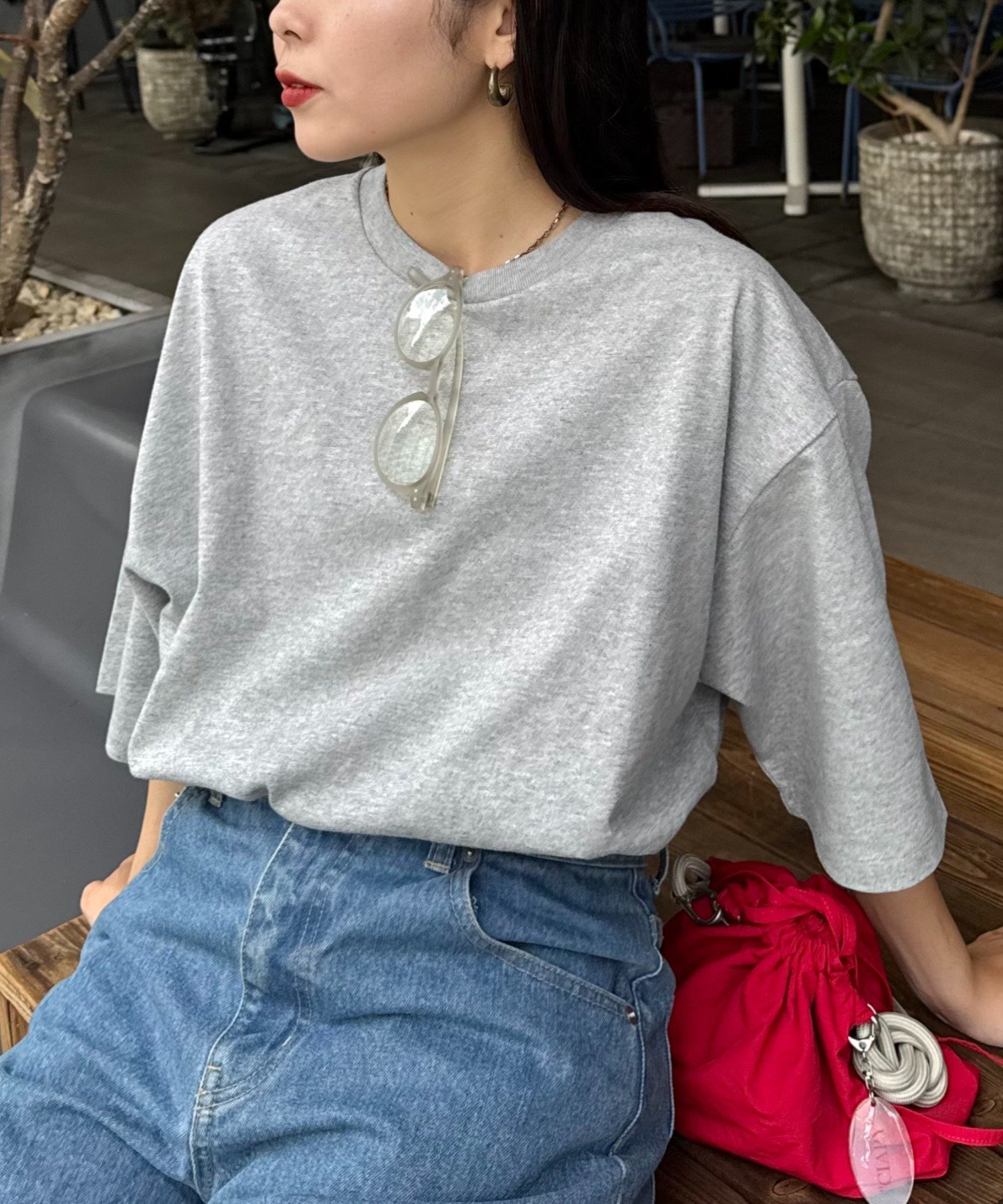 【チャオパニックティピー/CIAOPANIC TYPY】の【ユニセックス】汗染み防止抗菌防臭 半袖TEE インテリア・キッズ・メンズ・レディースファッション・服の通販 founy(ファニー) 　ファッション　Fashion　レディースファッション　Fashion for Women　トップス・カットソー　Cut & Sew Tops　インナー　Innerwear　抗菌　Antibacterial, Bacteria-Resistant　シンプル　Simple, Minimal　ジャケット　Jacket, Outerwear　スラックス　Slacks, Dress Pants　デニム　Denim, Jeans Material　トレンド　Trend, Trending Now　半袖　Short Sleeve, Half Sleeve　プチプライス・低価格　Affordable / Budget Price　おすすめ　Recommended / Our Picks　グレーその他2|ID: prp329100004962815 ipo3291000000037230795