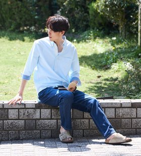 【エドウィン オンラインモール/EDWIN ONLINE MALL / MEN】のEDWIN 【夏用】ジャージーズ COOL ストレート ジーンズ デニムパンツ ストレッチ 麻 ドライタッチ【涼】 人気、トレンドファッション・服の通販 founy(ファニー) ファッション Fashion メンズファッション Fashion for Men ボトムス Bottoms デニムパンツ・ジーンズ Denim Pants ジーンズ Jeans, Denim Pants ストレッチ Stretch, Stretchy Fabric ストレート Straight, Straight Cut デニム Denim, Jeans Material フィット Fit, Slim Fit レギュラー Regular, Standard Fit 夏 Summer 定番 Standard, Basic Item 軽量 Lightweight, Ultra Light |ID:prp329100004962816