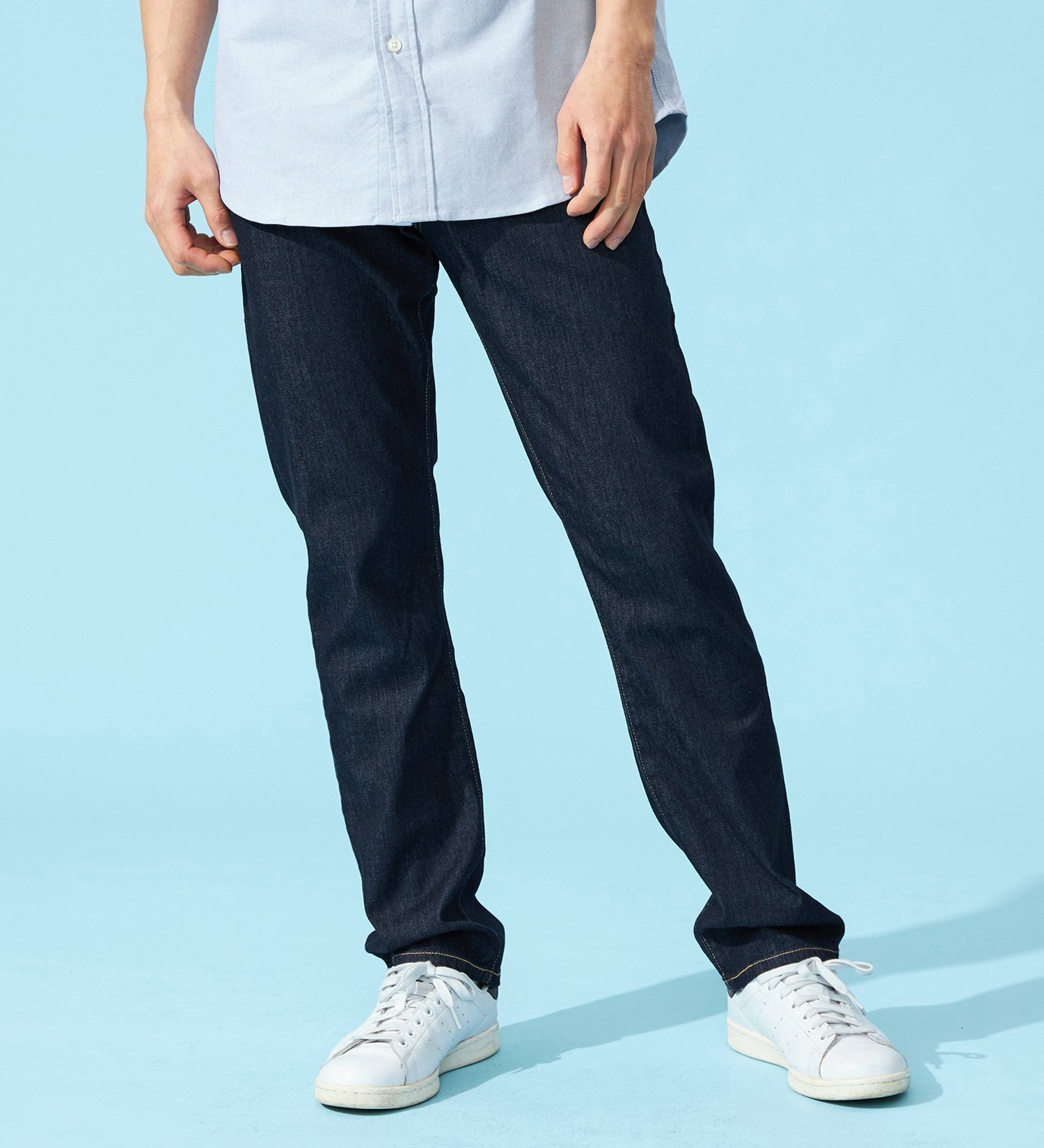 【エドウィン オンラインモール/EDWIN ONLINE MALL / MEN】のEDWIN 【夏用】ジャージーズ COOL ストレート ジーンズ デニムパンツ ストレッチ 麻 ドライタッチ【涼】 インテリア・キッズ・メンズ・レディースファッション・服の通販 founy(ファニー) 　ファッション　Fashion　メンズファッション　Fashion for Men　ボトムス　Bottoms　デニムパンツ・ジーンズ　Denim Pants　ジーンズ　Jeans, Denim Pants　ストレッチ　Stretch, Stretchy Fabric　ストレート　Straight, Straight Cut　デニム　Denim, Jeans Material　フィット　Fit, Slim Fit　レギュラー　Regular, Standard Fit　夏　Summer　定番　Standard, Basic Item　軽量　Lightweight, Ultra Light　インディゴブルー|ID: prp329100004962816 ipo3291000000037230802