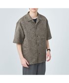 【ユナイテッドアローズ/UNITED ARROWS / MEN】のリネンライク ジャカード 半袖 シャツ 人気、トレンドファッション・服の通販 founy(ファニー) ファッション Fashion メンズファッション Fashion for Men 春 Spring サンダル Sandals, Summer Shoes ジャカード／ジャガード Jacquard, Woven Pattern ストレート Straight, Straight Cut デニム Denim, Jeans Material 半袖 Short Sleeve, Half Sleeve リラックス Relax, Relaxed Fit レギュラー Regular, Standard Fit ワイド Wide, Wide Fit S/S・春夏 SS, Spring/Summer, Warm Season アウトレット Outlet / Clearance おすすめ Recommended / Our Picks 夏 Summer エレガント 上品 Elegant thumbnail MD.BROWN|ID: prp329100004962826 ipo3291000000037230831