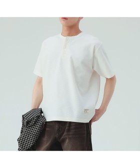 【ビームス ハート/BEAMS HEART / MEN】のクイックドライ ワッフル ヘンリーネック カットソー 人気、トレンドファッション・服の通販 founy(ファニー) ファッション Fashion メンズファッション Fashion for Men トップス・カットソー Cut & Sew Tops インナー Innerwear カットソー Cut and Sewn Top ショーツ Shorts, Short Pants スマート Smart, Elegant デニム Denim, Jeans Material ベーシック Basic, Essential ワイド Wide, Wide Fit ワッフル Waffle, Waffle Knit 今季 This Season, Current Season 半袖 Short Sleeve, Half Sleeve |ID:prp329100004962827