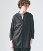 【フォーワンセブン バイ エディフィス/417 by EDIFICE / MEN】のクレープ クロップドスリーブ スキッパーシャツ 人気、トレンドファッション・服の通販 founy(ファニー) ファッション Fashion メンズファッション Fashion for Men おすすめ Recommended / Our Picks シンプル Simple, Minimal スキッパー Skipper, Open Collar スラックス Slacks, Dress Pants バランス Balance, Style Balance リラックス Relax, Relaxed Fit ワイド Wide, Wide Fit thumbnail グレー|ID: prp329100004962834 ipo3291000000037230861