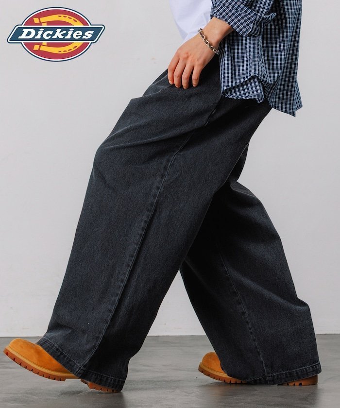 【フリークスストア/FREAK'S STORE】のDickies×FREAK S STORE ディッキーズ 別注 ワイドシルエット クロスタック ワークパンツ 【限定展開】 人気、トレンドファッション・服の通販 founy(ファニー) 　ファッション　Fashion　メンズファッション　Fashion for Men　ボトムス　Bottoms　2026年　2026　2026春夏・S/S　Spring/Summer 2026 SS26　おすすめ　Recommended / Our Picks　シューズ　Shoes, Footwear　シンプル　Simple, Minimal　ツイル　Twist, Twisted Detail　デニム　Denim, Jeans Material　パーカー　Hoodie, Parka　ワイド　Wide, Wide Fit　ワーク　Workwear, Utility Style　人気　Popular, Best Seller　別注　Limited Edition, Custom Order　夏　Summer　定番　Standard, Basic Item　S/S・春夏　SS, Spring/Summer, Warm Season　無地　Plain, Solid Color　 other-1|ID: prp329100004962846 ipo3291000000037230921