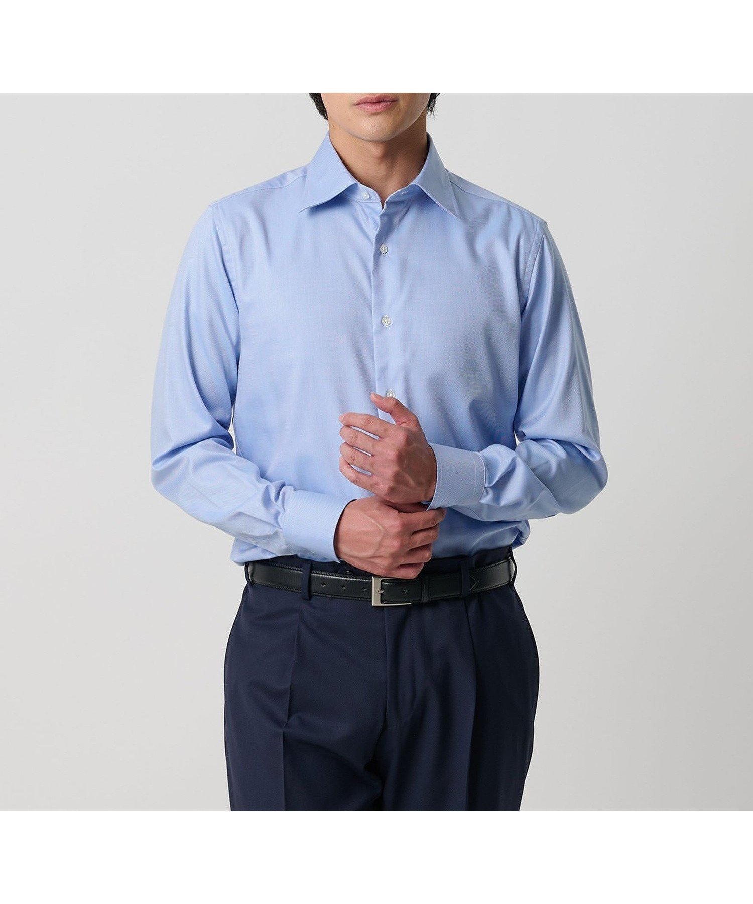 【ユナイテッドアローズ/UNITED ARROWS / MEN】のツイル セミワイドカラーシャツ-イージーケア- A DAY IN THE LIFE インテリア・キッズ・メンズ・レディースファッション・服の通販 founy(ファニー) 　ファッション　Fashion　メンズファッション　Fashion for Men　ジャケット　Jacket, Outerwear　スーツ　Suit, Formalwear　ツイル　Twist, Twisted Detail　ドレス　Dress, One-Piece　レギュラー　Regular, Standard Fit　ワイド　Wide, Wide Fit　アウトレット　Outlet / Clearance　おすすめ　Recommended / Our Picks　LT.BLUE|ID: prp329100004962848 ipo3291000000037230929