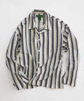 【ジャーナルスタンダード レリューム/JOURNAL STANDARD relume / MEN】のINDIA COTTON ウェービー クロシェシャツ 人気、トレンドファッション・服の通販 founy(ファニー) ファッション Fashion メンズファッション Fashion for Men かぎ針 Crochet クロシェ Crochet, Knitted Lace サマー Summer, Summer Style ショーツ Shorts, Short Pants シンプル Simple, Minimal ストライプ Stripe, Striped Pattern ストレート Straight, Straight Cut 手編み Hand-Knitted, Handmade Knit フィット Fit, Slim Fit ボックス Boxy, Box Shape メッシュ Mesh, Net Fabric リラックス Relax, Relaxed Fit ワイド Wide, Wide Fit 夏 Summer |ID:prp329100004962855