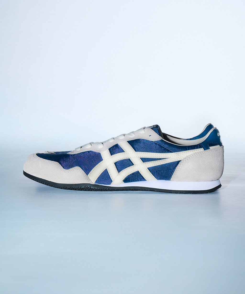 【オニツカ タイガー/Onitsuka Tiger / MEN】の【公式ショップ】SERRANO インテリア・キッズ・メンズ・レディースファッション・服の通販 founy(ファニー) 　ファッション　Fashion　メンズファッション　Fashion for Men　クッション　Cushion, Throw Pillow　シューズ　Shoes, Footwear　MAKO BLUE/CREAM|ID: prp329100004962863 ipo3291000000037231004