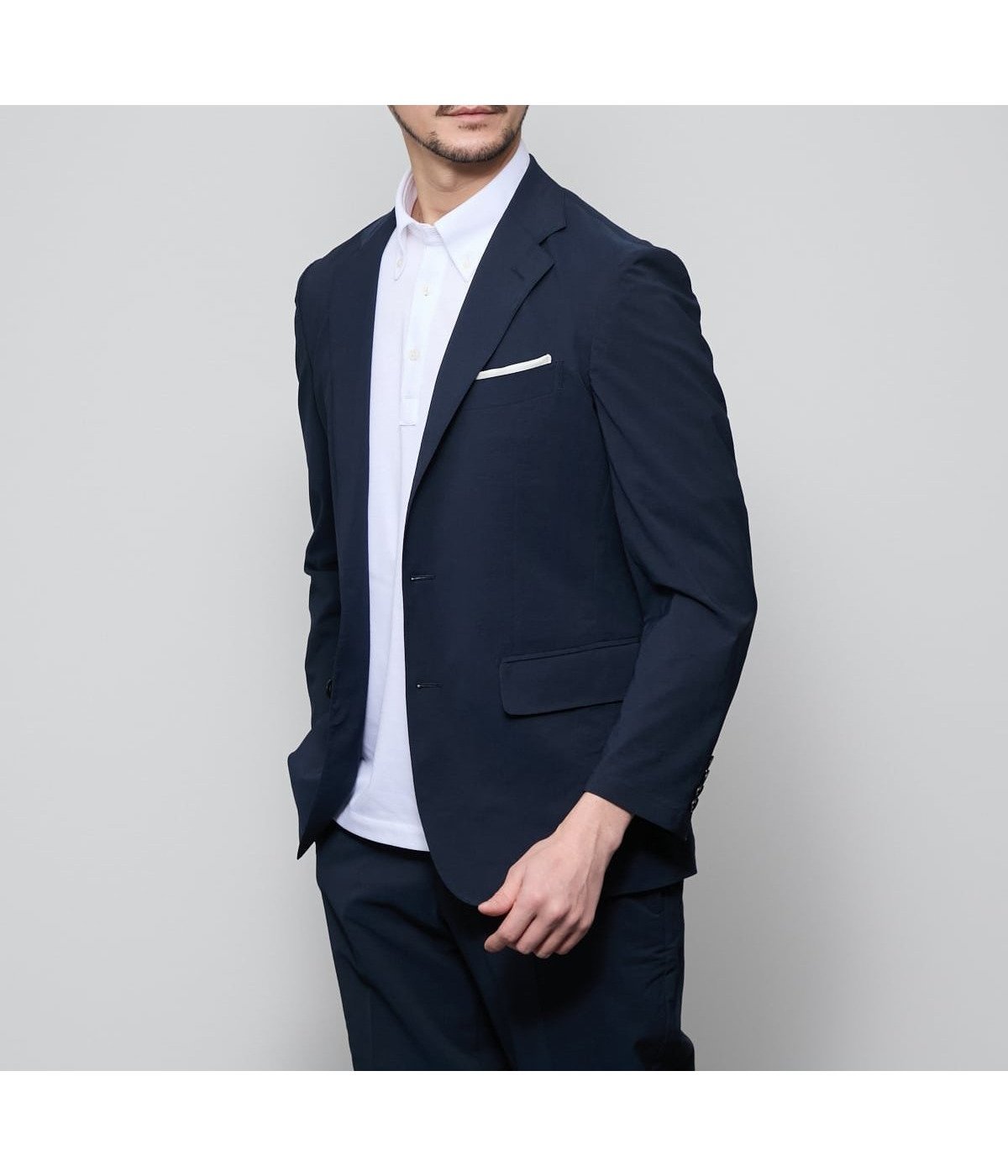 【ニューヨーカー/NEWYORKER / MEN】の【ウォッシャブル・防シワ・ストレッチ】MOVING COMFORT ナイロンストレッチドビー ジャケット(セットアップ対応) インテリア・キッズ・メンズ・レディースファッション・服の通販 founy(ファニー) 　ファッション　Fashion　メンズファッション　Fashion for Men　セットアップ　Matching Sets　ウォッシャブル　Machine Washable　春　Spring　軽量　Lightweight, Ultra Light　シェイプ　Shape, Slim Fit　ジャケット　Jacket, Outerwear　ストレッチ　Stretch, Stretchy Fabric　セットアップ　Set-Up, Coordinated Outfit　トレンド　Trend, Trending Now　ドレス　Dress, One-Piece　フラップ　Flap, Flap Pocket　フロント　Front, Front Design　ポケット　Pocket, Pocket Detail　無地　Plain, Solid Color　S/S・春夏　SS, Spring/Summer, Warm Season　夏　Summer　ビジネス 仕事 通勤　Business / Work / Commuting　2025年　2025　2025春夏・S/S　Spring/Summer 2025 SS25　ネイビー|ID: prp329100004962891 ipo3291000000037231155