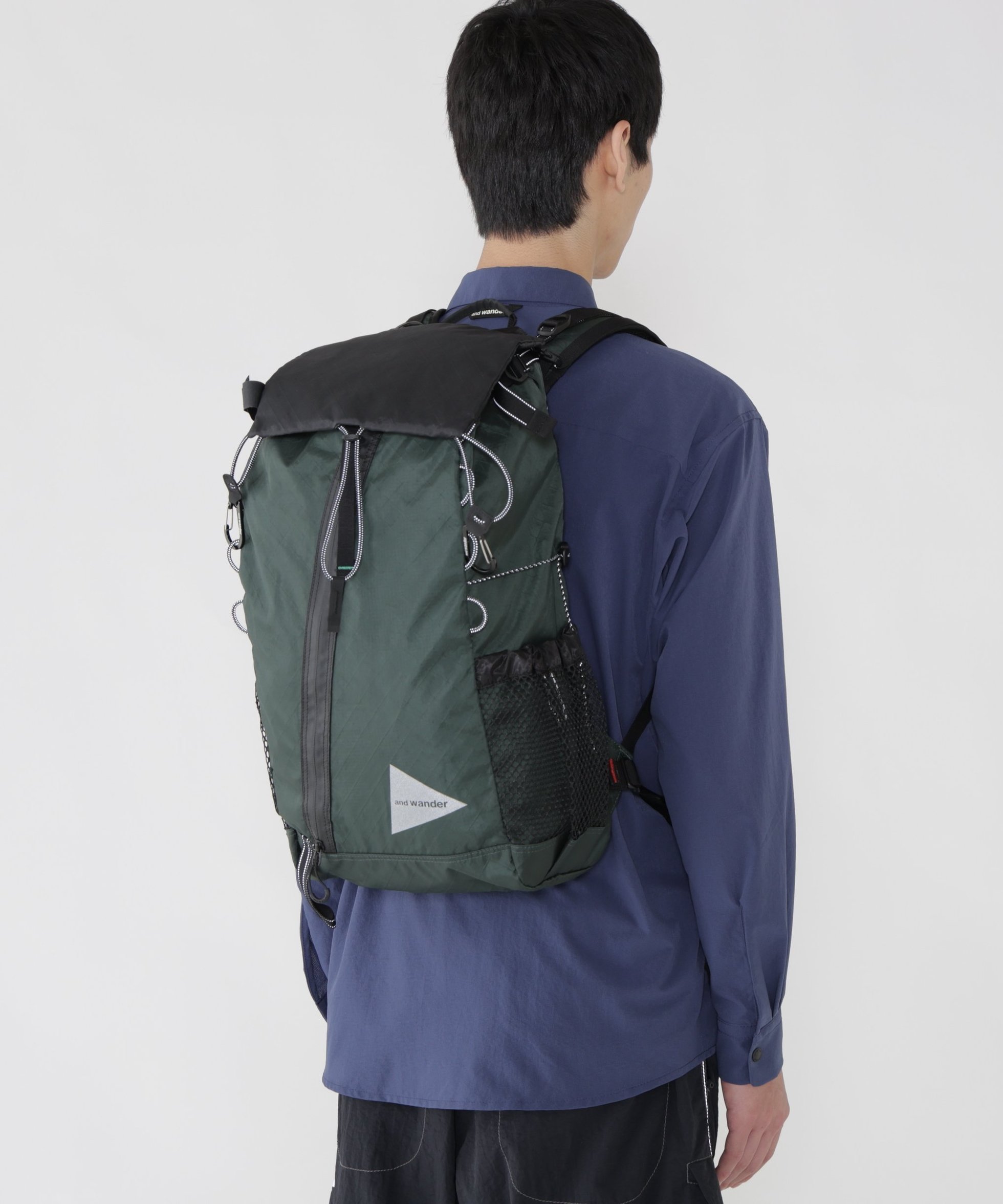 【アンドワンダー/and wander / MEN】のECOPAK 30L backpack インテリア・キッズ・メンズ・レディースファッション・服の通販 founy(ファニー) 　ファッション　Fashion　メンズファッション　Fashion for Men　コーティング　Coating, Coated Finish　シリコン　Silicone, Silicone Material　フロント　Front, Front Design　ポケット　Pocket, Pocket Detail　d.green2|ID: prp329100004962895 ipo3291000000037231172