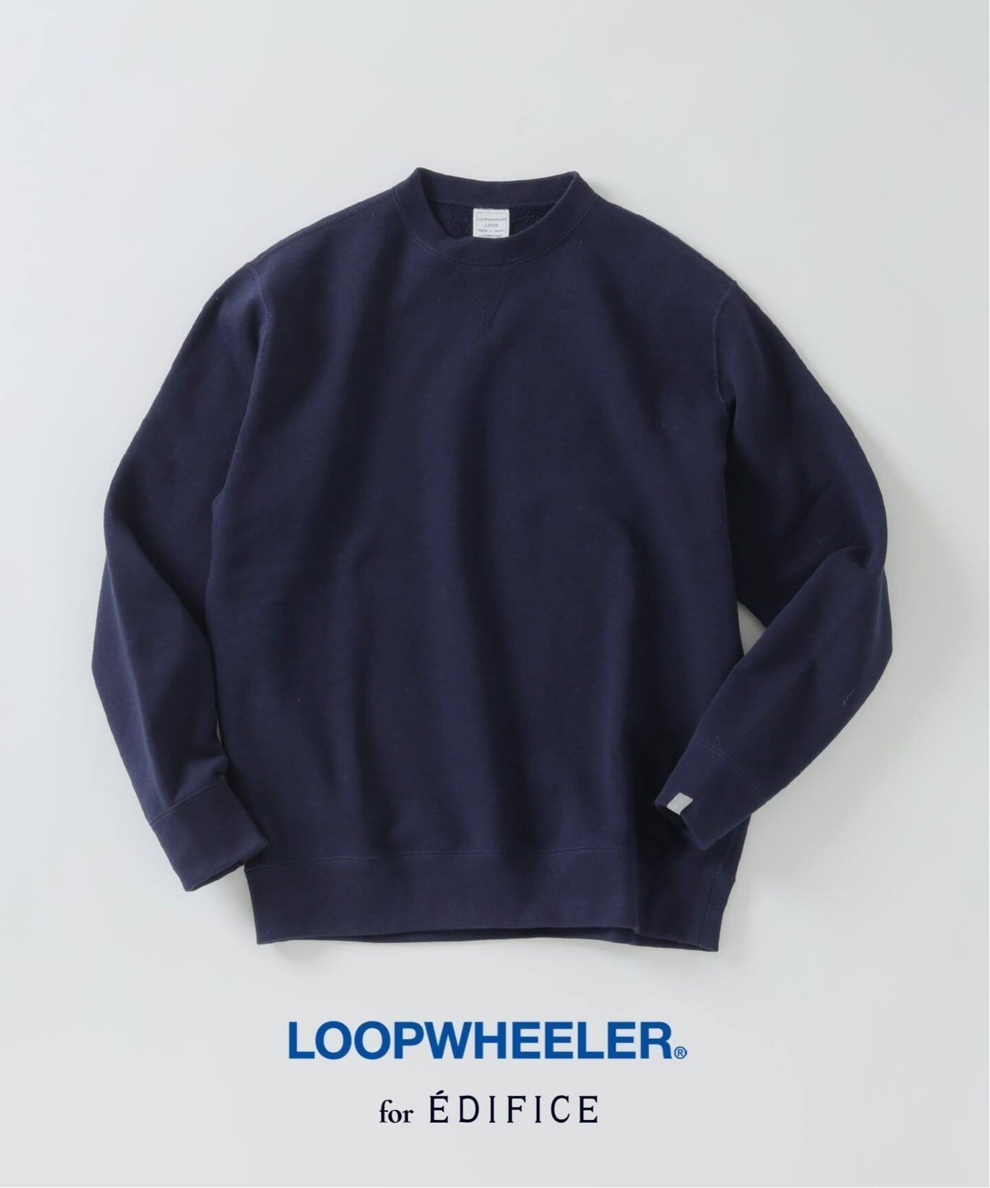【エディフィス/EDIFICE】のLOOPWHEELER for LOWERCASE ライトツリウラケ ルーズスウェット インテリア・キッズ・メンズ・レディースファッション・服の通販 founy(ファニー) 　ファッション　Fashion　レディースファッション　Fashion for Women　トップス・カットソー　Cut & Sew Tops　レディースパーカー・カジュアルフーディー　Casual Hoodies & Sweatshirts　スウェット・クルーネックトップス　Sweatshirts & Crewnecks / Relaxed Fit Sweat Tops　クラシック　Classic, Timeless Style　スペシャル　Special, Limited Edition　スポーティ　Sporty, Casual Athletic　スラックス　Slacks, Dress Pants　定番　Standard, Basic Item　フィット　Fit, Slim Fit　ベーシック　Basic, Essential　リラックス　Relax, Relaxed Fit　ルーズ　Loose, Oversized　ワーク　Workwear, Utility Style　ビジネス 仕事 通勤　Business / Work / Commuting　ネイビー|ID: prp329100004962903 ipo3291000000037231207