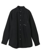 【ピンクハウス/PINK HOUSE / MEN】のロゴワンポイント刺繍入りシャツブラウス クロ|ID: prp329100004962904 ipo3291000000037231217