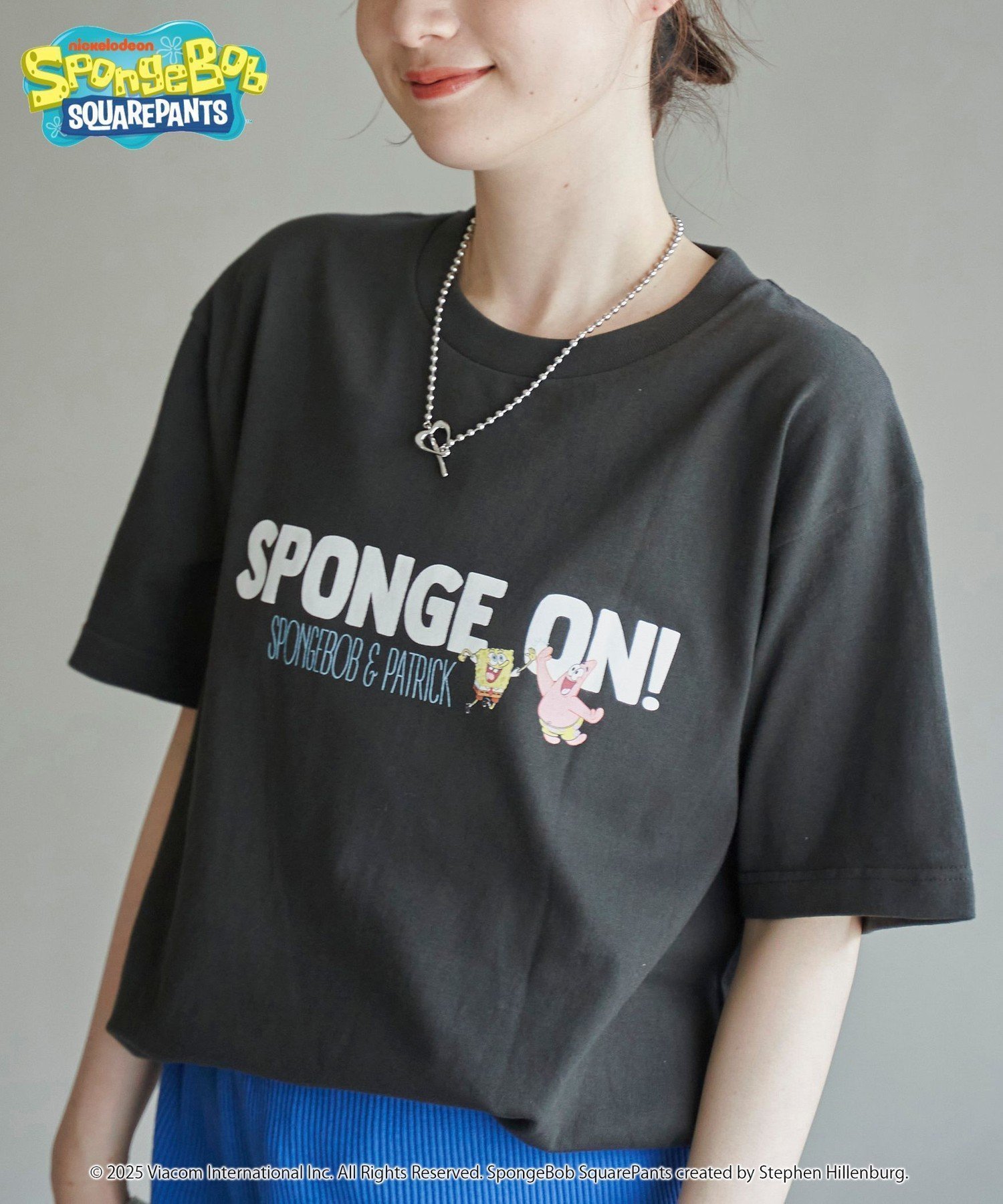 【コーエン/COEN】の【SpongeBob / スポンジ・ボブ 別注】グラフィックプリントUNI-Tシャツ インテリア・キッズ・メンズ・レディースファッション・服の通販 founy(ファニー) 　ファッション　Fashion　レディースファッション　Fashion for Women　トップス・カットソー　Cut & Sew Tops　シャツ・ブラウス・オフィスカジュアル　Elegant Blouses & Button-Ups　ロングTシャツ・Tシャツ　Longline T-Shirts & Tees　グラフィック　Graphic, Graphic Design　コレクション　Collection, Seasonal Line　トレンド　Trend, Trending Now　人気　Popular, Best Seller　プリント　Print, Printed Pattern　別注　Limited Edition, Custom Order　おすすめ　Recommended / Our Picks　夏　Summer　その他2|ID: prp329100004962912 ipo3291000000037231279