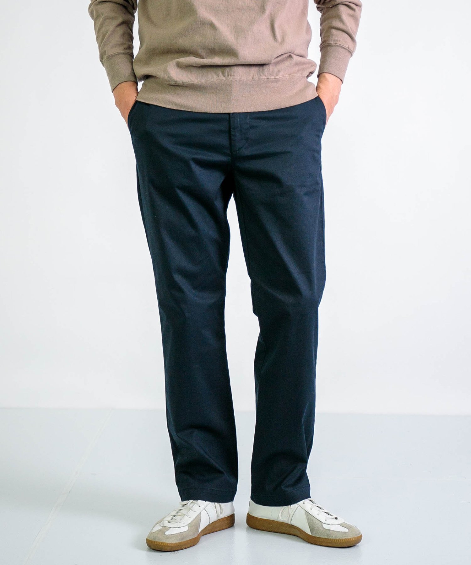 【ドミンゴ/Domingo / MEN】のリラクシングチノストレッチ ストレッチトラウザー インテリア・キッズ・メンズ・レディースファッション・服の通販 founy(ファニー) 　ファッション　Fashion　メンズファッション　Fashion for Men　ストレッチ　Stretch, Stretchy Fabric　ストレート　Straight, Straight Cut　フィット　Fit, Slim Fit　フロント　Front, Front Design　ポケット　Pocket, Pocket Detail　ネイビー|ID: prp329100004962916 ipo3291000000037231301