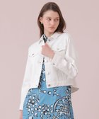 【アナイ/ANAYI】のストレッチデニムペプラム ジャケット 大人の最旬トレンドファッション＆コーディネート founy(ファウニー) ファッション Fashion レディースファッション Fashion for Women アウター Coat / Outerwear Collection レディースジャケット・軽アウター Jackets コンパクト Compact, Small Size ジャケット Jacket, Outerwear ストレッチ Stretch, Stretchy Fabric スマート Smart, Elegant デニム Denim, Jeans Material フェミニン Feminine, Girly ペプラム Peplum, Flared Hem S/S・春夏 SS, Spring/Summer, Warm Season 夏 Summer thumbnail white|ID: prp329100004962917 ipo3291000000037231307