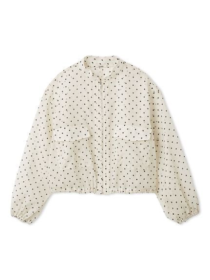 【ミラオーウェン/Mila Owen】の裾ドロストシアー短丈ブルゾン インテリア・キッズ・メンズ・レディースファッション・服の通販 founy(ファニー) 　雑誌掲載アイテム　Magazine Picks & Fashion Features　ファッション雑誌　Fashion Magazines　ストーリィ　STORY　ファッション　Fashion　レディースファッション　Fashion for Women　アウター　Coat / Outerwear Collection　ブルゾンジャケット・スポーティアウター　Blouson Jackets　ウォッシャブル　Machine Washable　春　Spring　5月号　May Issue　ギャザー　Gathered, Ruffled　シアー　Sheer, See-Through　スマート　Smart, Elegant　雑誌　Magazine, Fashion Magazine　フェミニン　Feminine, Girly　ブルゾン　Blouson, Bomber Jacket　夏　Summer　エレガント 上品　Elegant　DOT[934]|ID: prp329100004962918 ipo3291000000037231311