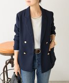 【ビアズリー/BEARDSLEY】の《LIVETART》ボンディングメッシュジャケット 大人の最旬トレンドファッション＆コーディネート founy(ファウニー) ファッション Fashion レディースファッション Fashion for Women アウター Coat / Outerwear Collection レディースジャケット・軽アウター Jackets シルバー Silver, Metallic Silver ジャケット Jacket, Outerwear ダブル Double, Double-Breasted フォルム Silhouette, Form プリント Print, Printed Pattern ボンディング Bonding, Bonded Fabric ポケット Pocket, Pocket Detail メッシュ Mesh, Net Fabric レース Lace, Lace Fabric おすすめ Recommended / Our Picks エレガント 上品 Elegant thumbnail ネイビー|ID: prp329100004962920 ipo3291000000037231323