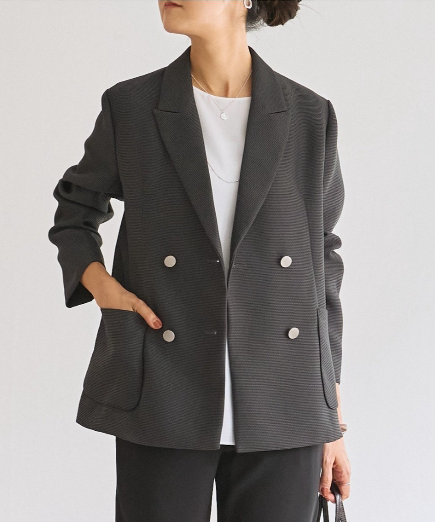 【ビアズリー/BEARDSLEY】の《LIVETART》ボンディングメッシュジャケット インテリア・キッズ・メンズ・レディースファッション・服の通販 founy(ファニー) 　ファッション　Fashion　レディースファッション　Fashion for Women　アウター　Coat / Outerwear Collection　レディースジャケット・軽アウター　Jackets　シルバー　Silver, Metallic Silver　ジャケット　Jacket, Outerwear　ダブル　Double, Double-Breasted　フォルム　Silhouette, Form　プリント　Print, Printed Pattern　ボンディング　Bonding, Bonded Fabric　ポケット　Pocket, Pocket Detail　メッシュ　Mesh, Net Fabric　レース　Lace, Lace Fabric　おすすめ　Recommended / Our Picks　エレガント 上品　Elegant　グレー|ID: prp329100004962920 ipo3291000000037231324