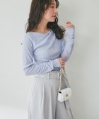 【ラブティックボンボン/La boutique BonBon】の【完売カラー再 開始!】ドレープネックプルオーバー 大人の最旬トレンドファッション＆コーディネート founy(ファウニー) ファッション Fashion レディースファッション Fashion for Women トップス・カットソー Cut & Sew Tops カジュアルプルオーバー・ニットトップス Pullovers & Knit Tops / Casual Pullovers シャーリング Shirring, Ruched ショルダー Shoulder, Shoulder Strap シンプル Simple, Minimal ストレッチ Stretch, Stretchy Fabric スラックス Slacks, Dress Pants スリーブ Sleeve, Long Sleeve / Short Sleeve デコルテ Décolleté, Neckline デニム Denim, Jeans Material バランス Balance, Style Balance フィット Fit, Slim Fit フェミニン Feminine, Girly マーメイド Mermaid, Fishtail Silhouette ロング Long, Long-Length おすすめ Recommended / Our Picks エレガント 上品 Elegant thumbnail サックスブルー|ID: prp329100004962924 ipo3291000000037231348