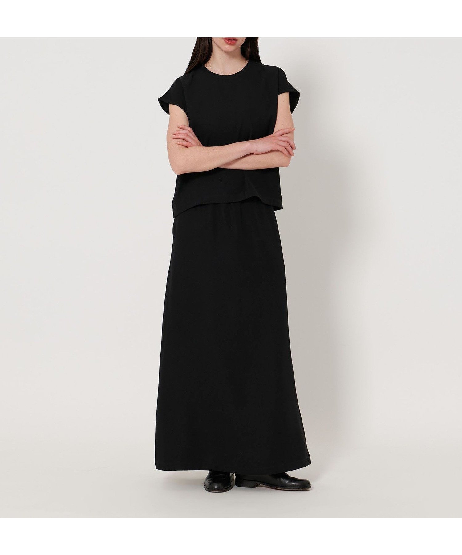 【ユナイテッドアローズ/UNITED ARROWS】のD.O UNITED ARROWS BY DAISUKE OBANA for WOMEN II+ MARMAID SKIRT/スカート インテリア・キッズ・メンズ・レディースファッション・服の通販 founy(ファニー) 　ファッション　Fashion　レディースファッション　Fashion for Women　スカート　Skirts　エレガント 上品　Elegant　ギャザー　Gathered, Ruffled　コレクション　Collection, Seasonal Line　サテン　Satin, Glossy Fabric　ジップ　Zip, Zipper　スリーブ　Sleeve, Long Sleeve / Short Sleeve　セットアップ　Set-Up, Coordinated Outfit　ドレープ　Drape, Draping Fabric　ドローコード　Drawcord, Drawstring Cord　定番　Standard, Basic Item　フィット　Fit, Slim Fit　フラット　Flat, Flat Shoes　フレア　Flare, Flared　マーメイド　Mermaid, Fishtail Silhouette　アウトレット　Outlet / Clearance　夏　Summer　BLACK|ID: prp329100004962927 ipo3291000000037231365