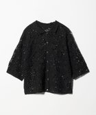 【ユナイテッドアローズ/UNITED ARROWS】のクロシェニット ポロカーディガン 7分袖 A DAY IN THE LIFE 大人の最旬トレンドファッション＆コーディネート founy(ファウニー) ファッション Fashion レディースファッション Fashion for Women トップス・カットソー Cut & Sew Tops ニット Knit Tops & Sweaters カーディガン・羽織り Layered Style Cardigans 春 Spring カーディガン Cardigan, Knitwear キャミ Camisole, Cami Top クロシェ Crochet, Knitted Lace シンプル Simple, Minimal デニム Denim, Jeans Material トレンド Trend, Trending Now バランス Balance, Style Balance フラワー Flower, Floral モチーフ Motif, Design Theme S/S・春夏 SS, Spring/Summer, Warm Season アウトレット Outlet / Clearance おすすめ Recommended / Our Picks 夏 Summer thumbnail BLACK|ID: prp329100004962936 ipo3291000000037231415