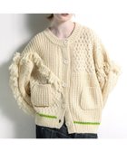 【アウラアイラ/AULA AILA】のFRINGE CARDIGAN 大人の最旬トレンドファッション＆コーディネート founy(ファウニー) ファッション Fashion レディースファッション Fashion for Women トップス・カットソー Cut & Sew Tops カーディガン・羽織り Layered Style Cardigans 2025年 2025 2025-2026秋冬・A/W Autumn/Winter 2025–26 AW25–26 冬 Winter / This Winter アシンメトリー Asymmetrical Style カーディガン Cardigan, Knitwear バスケット Basket, Basket Bag フリンジ Fringe, Tassel ブロック Block, Solid Block Pattern 畦 Ribbed Knit thumbnail IVORY|ID: prp329100004962939 ipo3291000000037231437