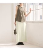 【ビューティ&ユース ユナイテッドアローズ/BEAUTY&YOUTH / UNITED ARROWS】のポリエステルサテン マーメイドフレアスカート 大人の最旬トレンドファッション＆コーディネート founy(ファウニー) ファッション Fashion レディースファッション Fashion for Women スカート Skirts Aライン・フレアスカート A-Line & Flared Skirts サテン Satin, Glossy Fabric スニーカー Sneakers, Trainers ドレープ Drape, Draping Fabric フェミニン Feminine, Girly フレア Flare, Flared マーメイド Mermaid, Fishtail Silhouette リネン Linen, Linen Fabric リラックス Relax, Relaxed Fit エレガント 上品 Elegant thumbnail OFF WHITE|ID: prp329100004962944 ipo3291000000037231458