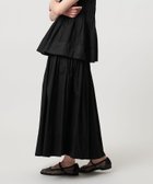 【ユナイテッドアローズ/UNITED ARROWS】のコットンシルク シルキータックフレアスカート - ウォッシャブル - 大人の最旬トレンドファッション＆コーディネート founy(ファウニー) ファッション Fashion レディースファッション Fashion for Women スカート Skirts Aライン・フレアスカート A-Line & Flared Skirts ウォッシャブル Machine Washable カットソー Cut and Sewn Top 切替 Switching, Contrast Panel シルク Silk, 100% Silk セットアップ Set-Up, Coordinated Outfit タイプライター Typewriter Fabric, Crisp Cotton フィット Fit, Slim Fit フレア Flare, Flared ポケット Pocket, Pocket Detail アウトレット Outlet / Clearance おすすめ Recommended / Our Picks エレガント 上品 Elegant thumbnail BLACK|ID: prp329100004962948 ipo3291000000037231478