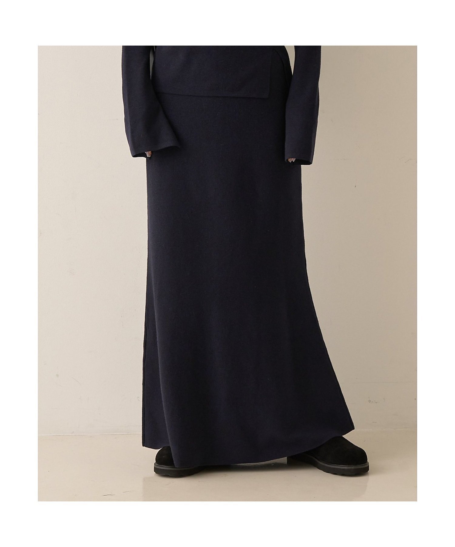 【ルージュヴィフラクレ/Rouge vif la cle】の【セットアップ対応】セミフレアニットスカート 大人の最旬トレンドファッション＆コーディネート founy(ファウニー) 　ファッション　Fashion　レディースファッション　Fashion for Women　セットアップ　Matching Sets　スカート・ミニ/ミディ/マキシ　Skirts / Mini, Midi & Maxi Skirts　おすすめ　Recommended / Our Picks　シンプル　Simple, Minimal　セットアップ　Set-Up, Coordinated Outfit　エレガント 上品　Elegant　ビジネス 仕事 通勤　Business / Work / Commuting　 other-1|ID: prp329100004962959 ipo3291000000037231517