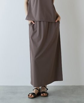 【メルローズ クレール/MELROSE claire】の【Allease/オールイーズ】イージーロングスカート 大人の最旬トレンドファッション＆コーディネート founy(ファウニー) ファッション Fashion レディースファッション Fashion for Women スカート Skirts ロングスカート Long Skirts / Maxi & Midi Skirts ウォッシャブル Machine Washable シンプル Simple, Minimal ストレッチ Stretch, Stretchy Fabric セットアップ Set-Up, Coordinated Outfit ポケット Pocket, Pocket Detail 旅行 Travel ビジネス 仕事 通勤 Business / Work / Commuting |ID:prp329100004962960