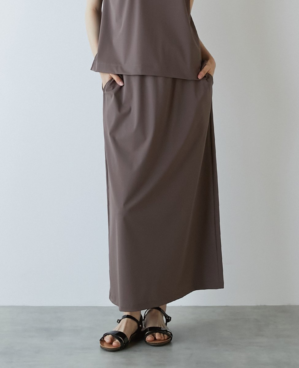 【メルローズ クレール/MELROSE claire】の【Allease/オールイーズ】イージーロングスカート 大人の最旬トレンドファッション＆コーディネート founy(ファウニー) 　ファッション　Fashion　レディースファッション　Fashion for Women　スカート　Skirts　ロングスカート　Long Skirts / Maxi & Midi Skirts　ウォッシャブル　Machine Washable　シンプル　Simple, Minimal　ストレッチ　Stretch, Stretchy Fabric　セットアップ　Set-Up, Coordinated Outfit　ポケット　Pocket, Pocket Detail　旅行　Travel　ビジネス 仕事 通勤　Business / Work / Commuting　 other-1|ID: prp329100004962960 ipo3291000000037231520