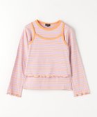 【ユナイテッドアローズ/UNITED ARROWS / KIDS】のマルチボーダー キャミ+プルオーバー セット / キッズ 140cm-160cm LILAC|ID: prp329100004962981 ipo3291000000037231601