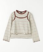 【ユナイテッドアローズ/UNITED ARROWS / KIDS】のマルチボーダー キャミ+プルオーバー セット / キッズ 140cm-160cm OFF WHITE|ID: prp329100004962981 ipo3291000000037231602