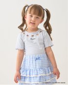 【ナルミヤ オンライン/NARUMIYA ONELINE / KIDS】の【サンリオキャラクターズ】【速乾・UV・型崩れしない】チェリークロミハートTシャツ 人気、トレンドファッション・服の通販 founy(ファニー) ファッション Fashion キッズファッション Fashion for Kids インナー Innerwear ガーリー Girly, Feminine Style コンパクト Compact, Small Size ジャンスカ Jumper Skirt, Pinafore Dress チェリー Cherry, Cherry Pattern デニム Denim, Jeans Material プリント Print, Printed Pattern thumbnail サックス|ID: prp329100004962983 ipo3291000000037231614